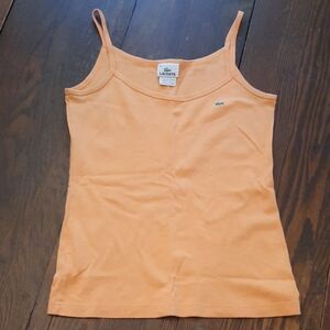 🐊Lacoste Orange Camisole Fitted Top